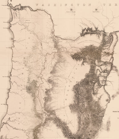 1855 Map No. 2 From the Northern Boundary of California to the Columbia River