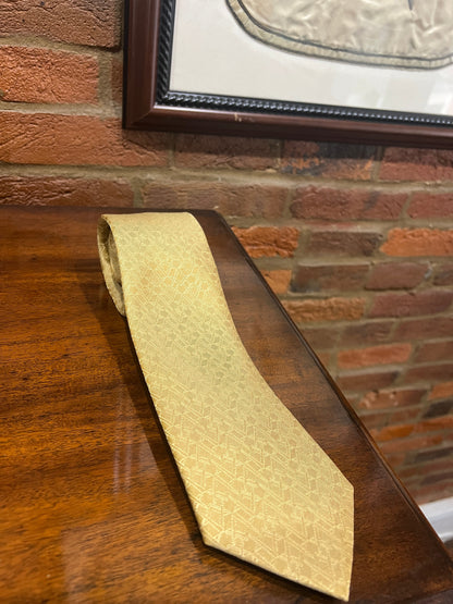 Alternating Square and Compass Necktie