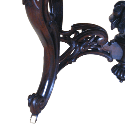 American Rococo Laminated Rosewood Center Table By Meeks